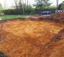 Fin du terrassement