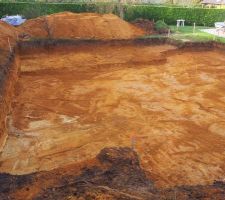 Fin du terrassement
