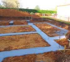 Coulage des fondations