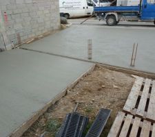Dalle parking / entrée de garage