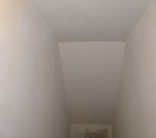 Peinture plafond cage d'escalier