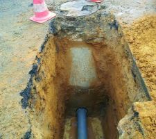 Raccordement à l'eau potable et aux égouts terminés
