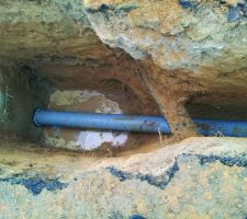 Raccordement à l'eau potable et aux égouts terminés