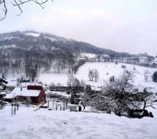 Du haut du terrain.