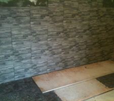 Carrelage imitation parement aux m&ucirc;rs ...