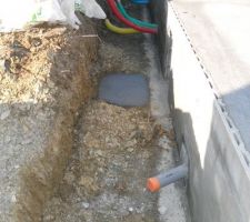 Béton pour l?accès au vide sanitaire