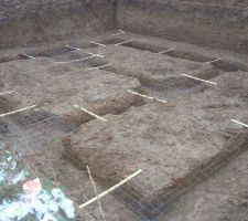 Mise en place du "ferraillage"