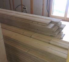 Lattes de bois
