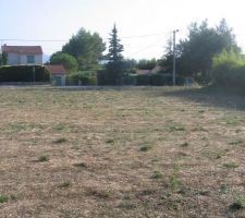 Vue vers le Sud depuis l'emplacement probable de la maison