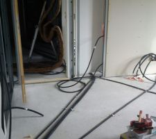 Cloison chambre 2 en cours
