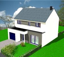 Vue 3D facade