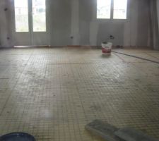 Pr&eacute;paration pour pose carrelage