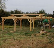 &Eacute;tape charpente termin&eacute;e