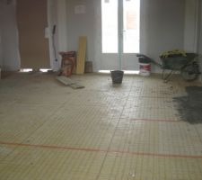 Pr&eacute;paration pour pose carrelage