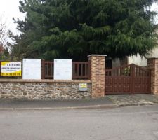 L'entr&eacute;e de la futur Maison