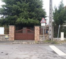 L'entr&eacute;e de la futur Maison