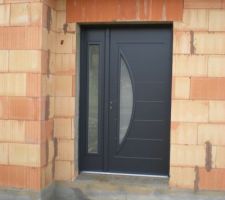 Porte Bel'M GALACTICA avec semi fixe RAL 7016 (Gris Anthracite)