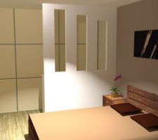 Idée pour séparation entre la chambre parentale et le dressing