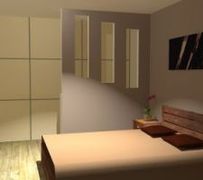 Idée pour séparation entre la chambre parentale et le dressing
