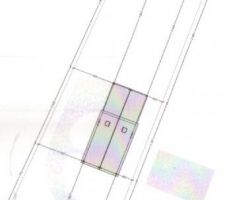 Maison et acc&egrave;s sur le terrain