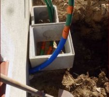 VRD regard : électricité, eau, téléphone