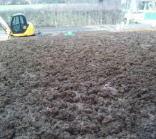 Vue de la parcelle de devant (salon)