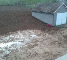 Vue du jardin (de l'&eacute;tage)