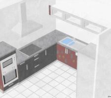 Voici ma nouvelle plan de cuisine.