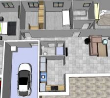 Modélisation sketchup pour l'agencement...