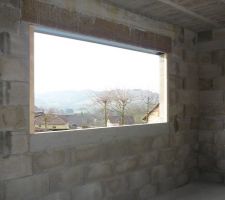 Pose des cadres de fenetres