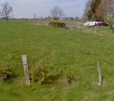 Vue Google Maps du terrain