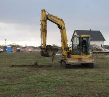 Premier coup de pelle!!!