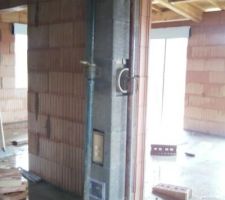 Chemin&eacute;e schiedel depart au sol