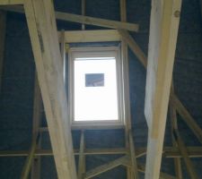 Sous toiture . Velux