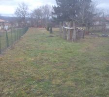 Vue du terrain avant travaux