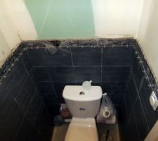 Restera &agrave; r&eacute;aliser les joints, l'enduit b&eacute;ton taloch&eacute; puis le sol ...