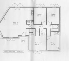 Le plan de l'intérieur de la maison!