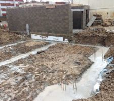 Coulage fondation