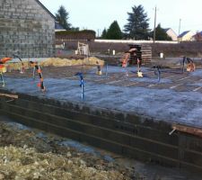 Probleme coulage de la dalle, 3 planelles cedent