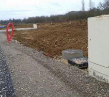 Limite terrain avec future route