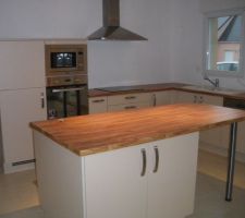 Tout cela s'est bien passé pour notre cuisine les poseurs tres bien et surtout trés precociaunieux c'est une cuisine ixina