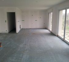 Emplacement de notre futur cuisine