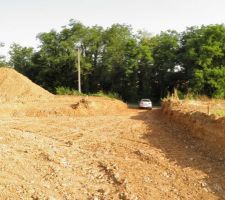 D&eacute;but de trx de viabilisation du lotissement