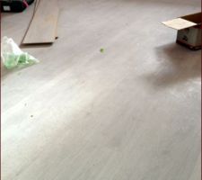 Parquet chambre gris perle