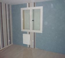 Intallation radiateur bureau.