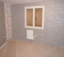 Installation radiateur chambre parents