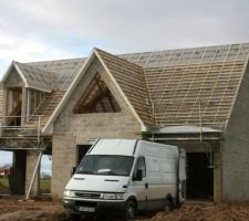 Lundi 17 décembre 2012 : Début des travaux de courverture.