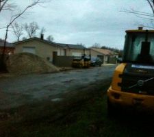 Début de journée, 90 tonnes à étaller !!!