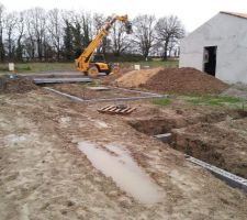 Dalle pour garage et atelier en attente