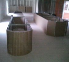 Encore une vue d'ensemble de la future cuisine